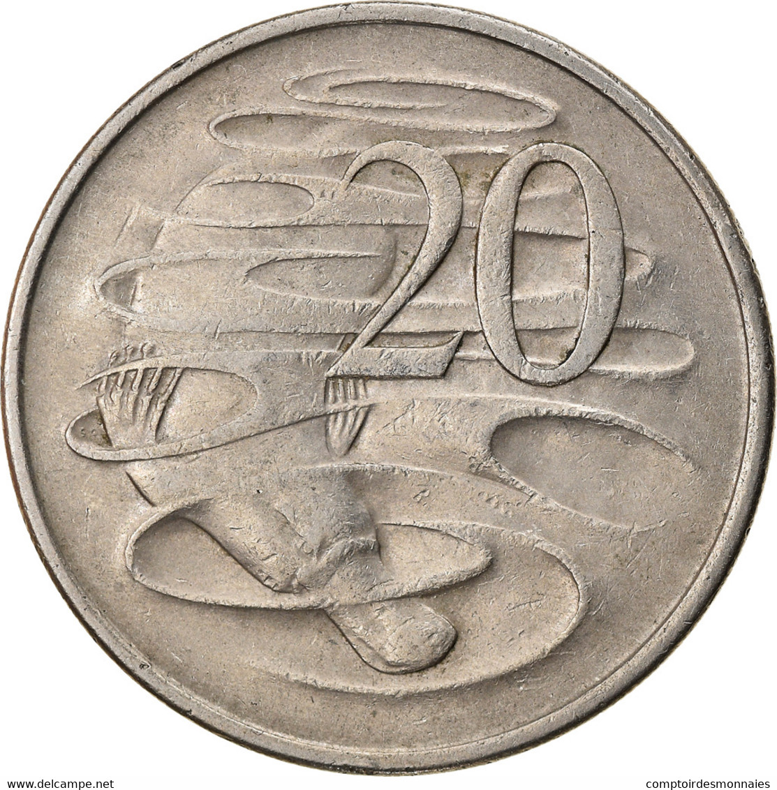 Monnaie, Australie, Elizabeth II, 20 Cents, 1968, TTB, Copper-nickel, KM:66 - 20 Cents