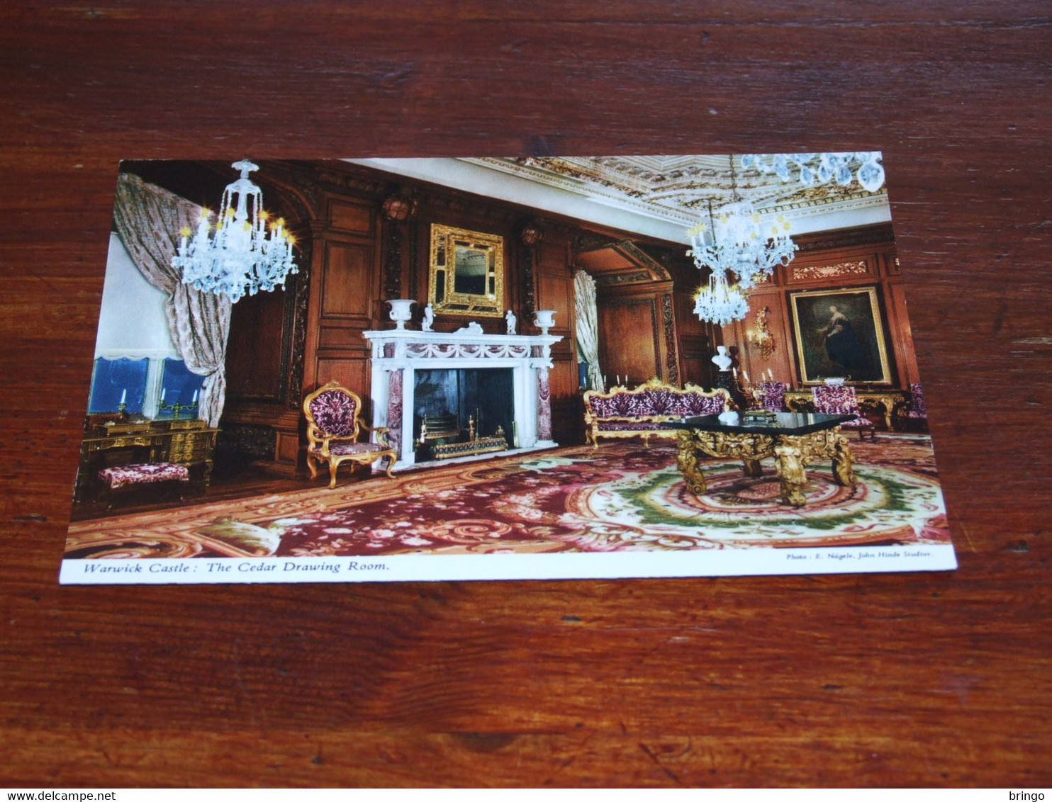 51837-                                WARWICK CASTLE, THE CEDAR DRAWING ROOM - Warwick