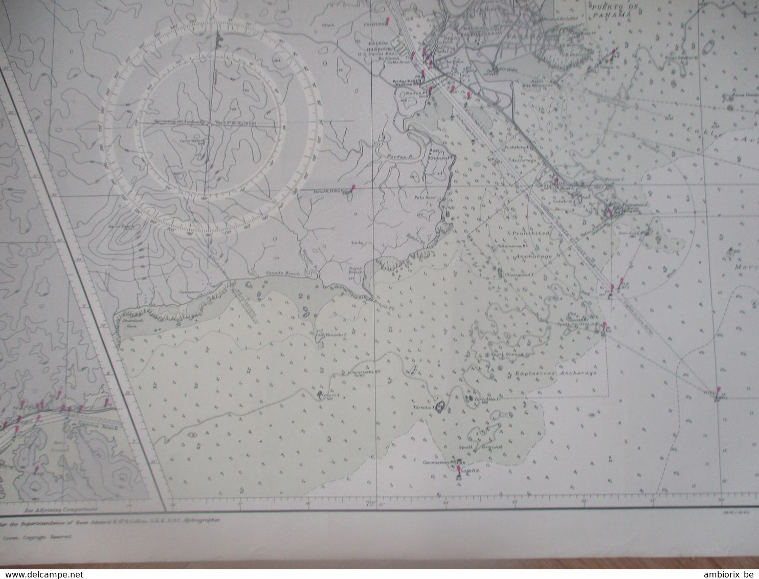 Panama Canal - Carte Marine - Nautical Charts