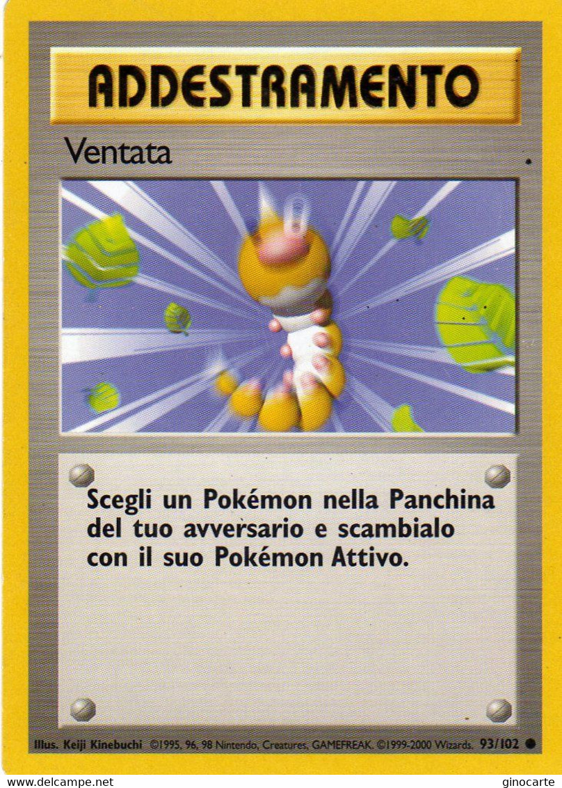 Carte Pokemon Espagnole 93/102 Ventata 1995 Wizards - Wizards