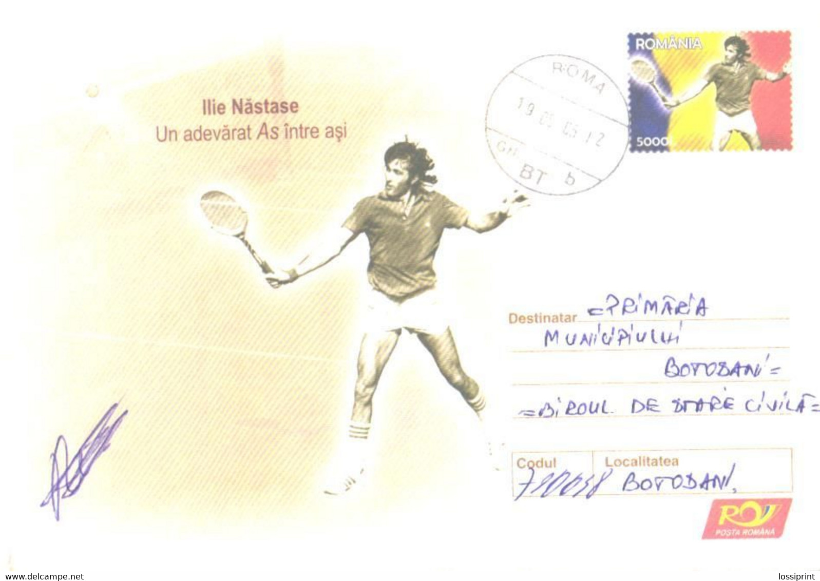 Romania:Tennis Player Ilie Nastase, 2004 - Briefe U. Dokumente