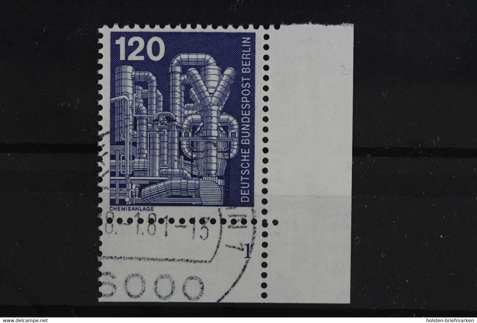 Berlin, MiNr. 503, Ecke Rechts Unten, FN 1, Gestempelt - Used Stamps