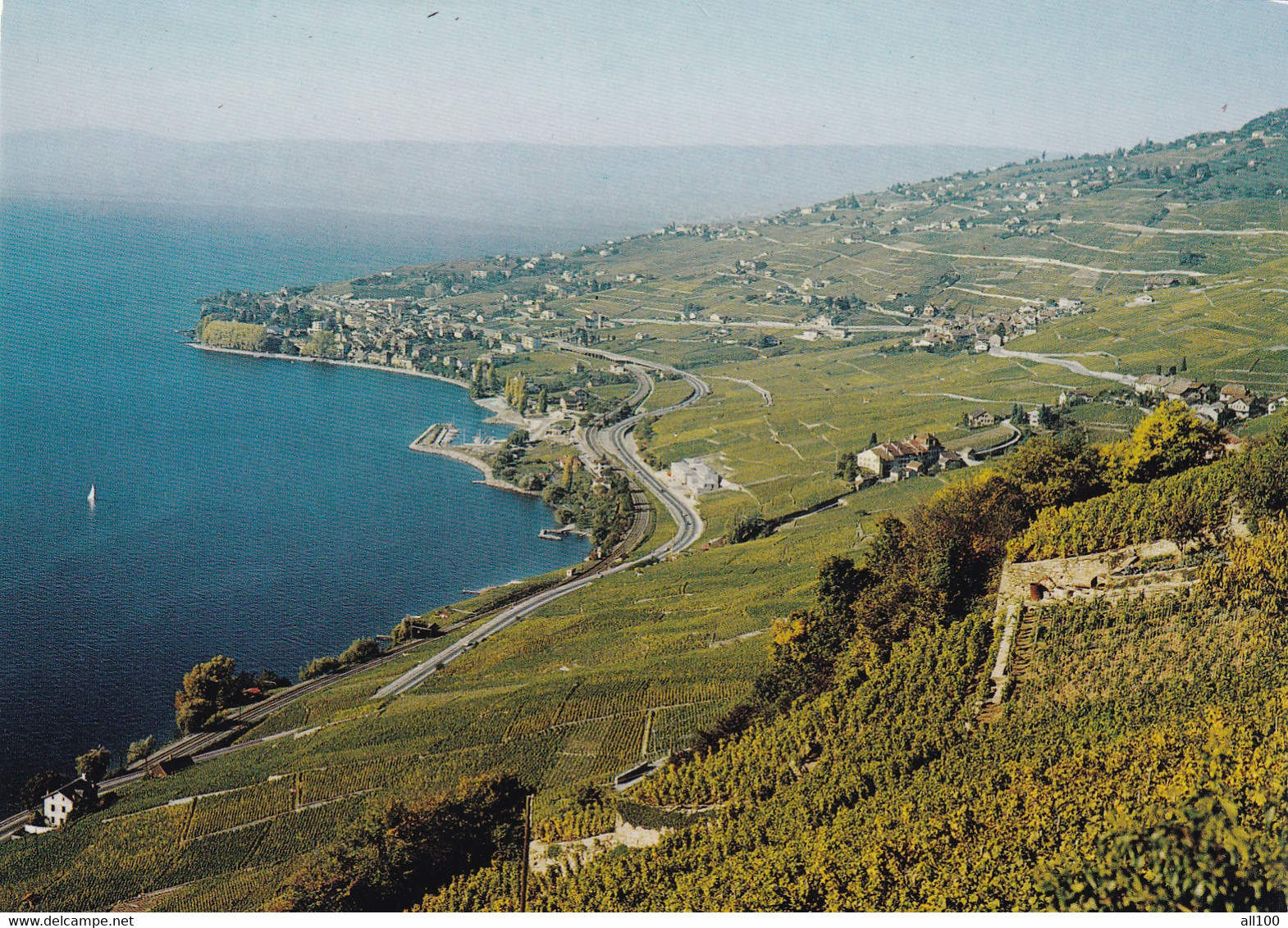 A17141 - Switzerland CULLY Grandvaux  EPESSES RIEX Vignobles De Lavaux POSTCARD UNUSED - Cully