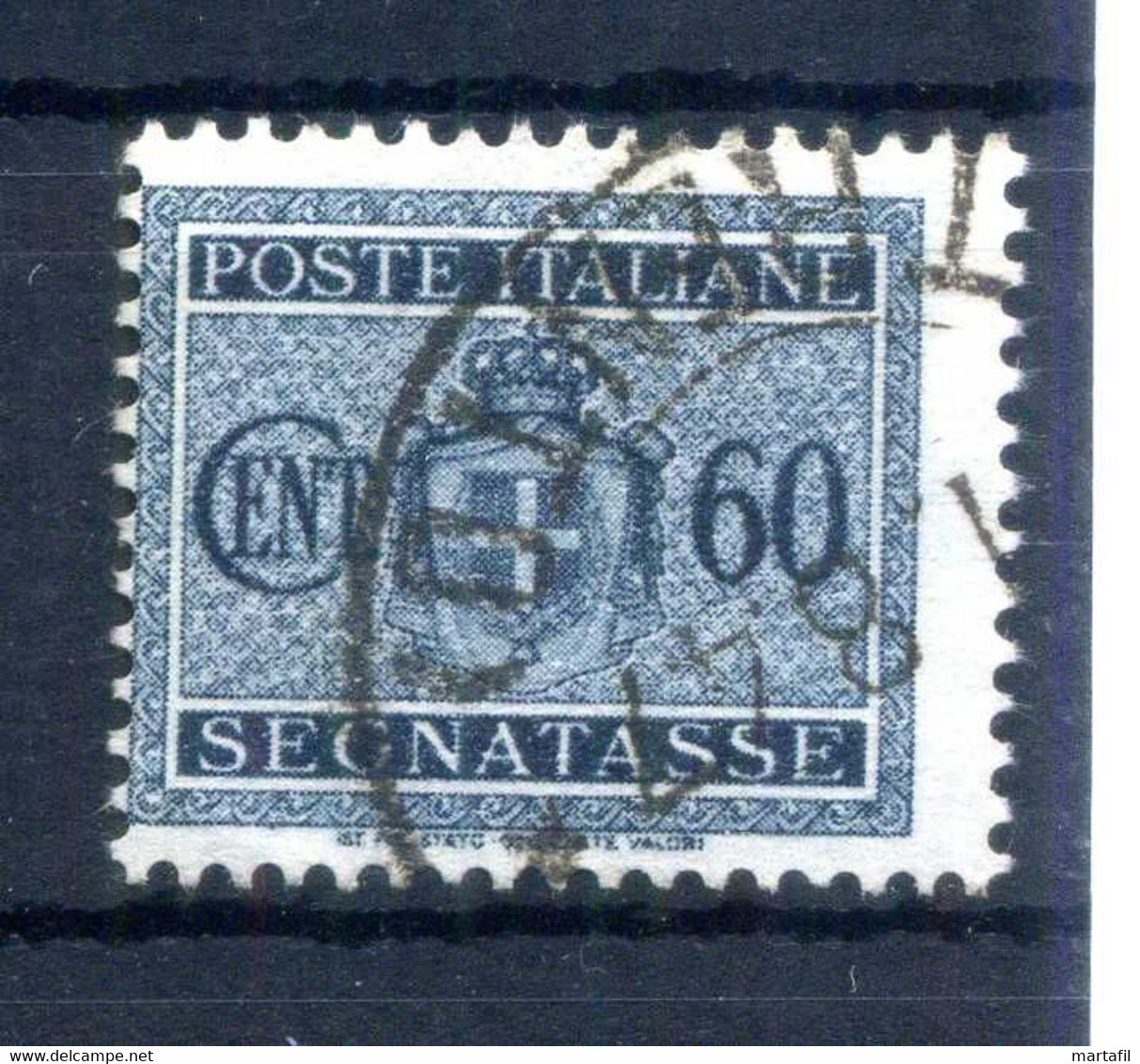 1945 LUOGOTENENZA N.80 USATO Senza Filigrana - Postage Due