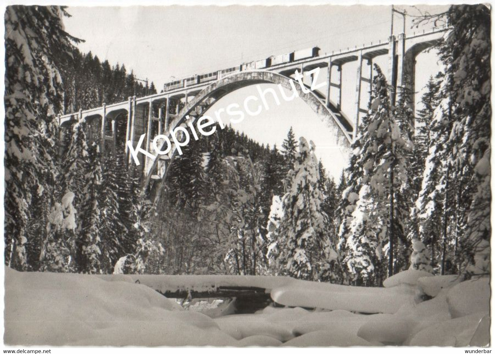 Langwieser Viadukt  1959  (z7412) - Langwies