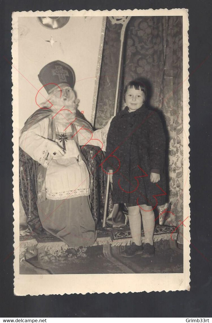 Sinterklaas / Saint-Nicolas - Fotokaart - Nikolaus