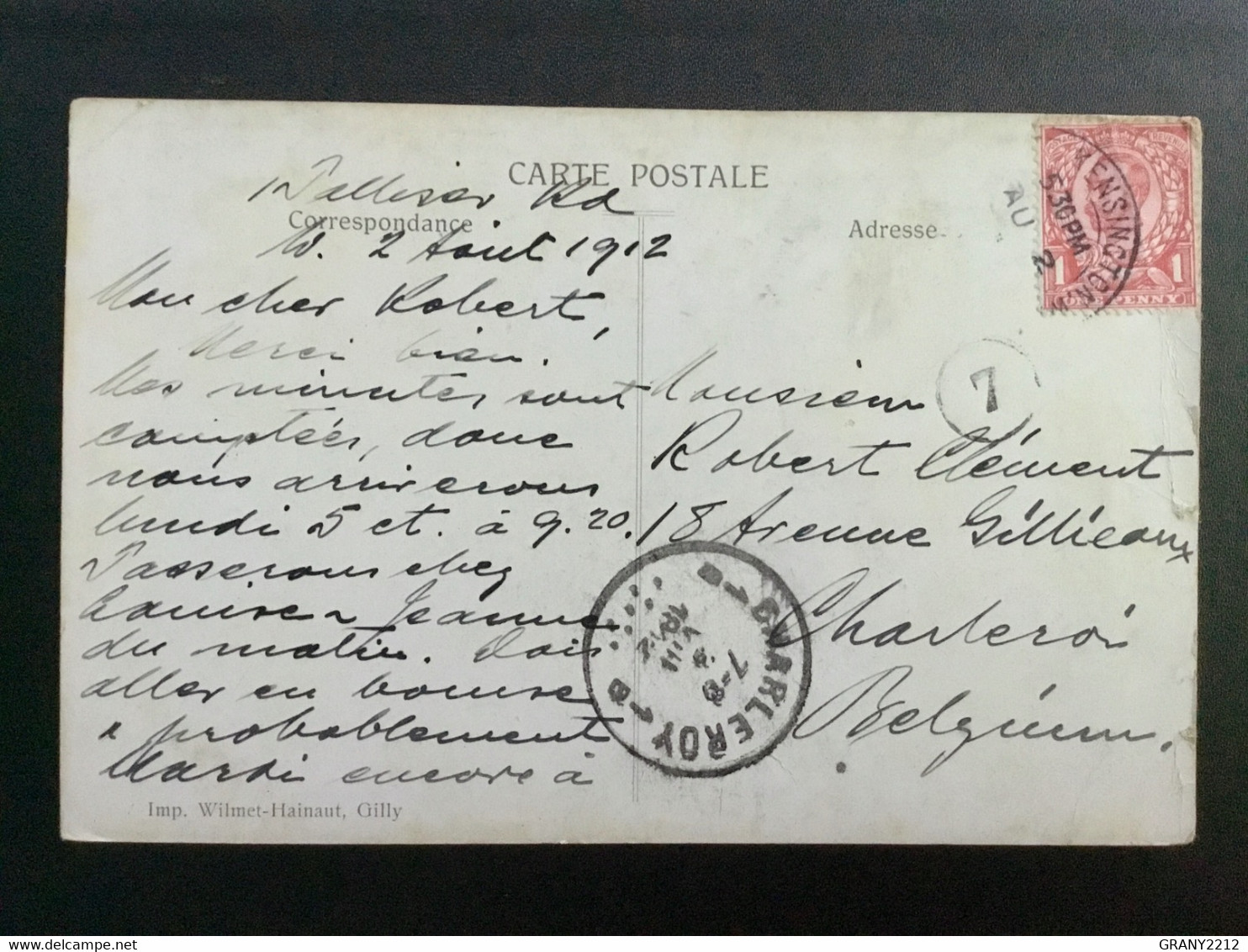 MERBES LE CHATEAU - STE AME « USINE JEUMONT 1912 « PANORAMA,ANIMÉE. - Merbes-le-Château