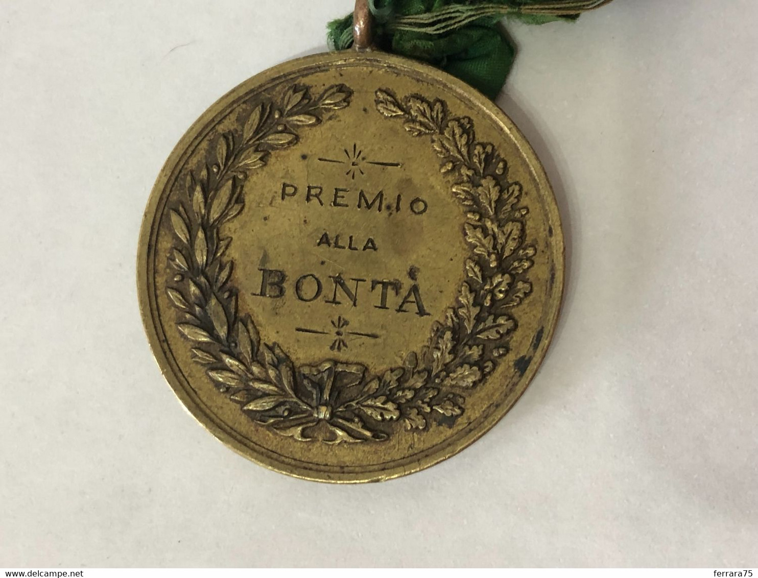 REGNO D'ITALIA MEDAGLIA ISTITUTO BETTEGA STOPPANI LECCO 1893 PREMIO ALLA BONTà - Autres & Non Classés