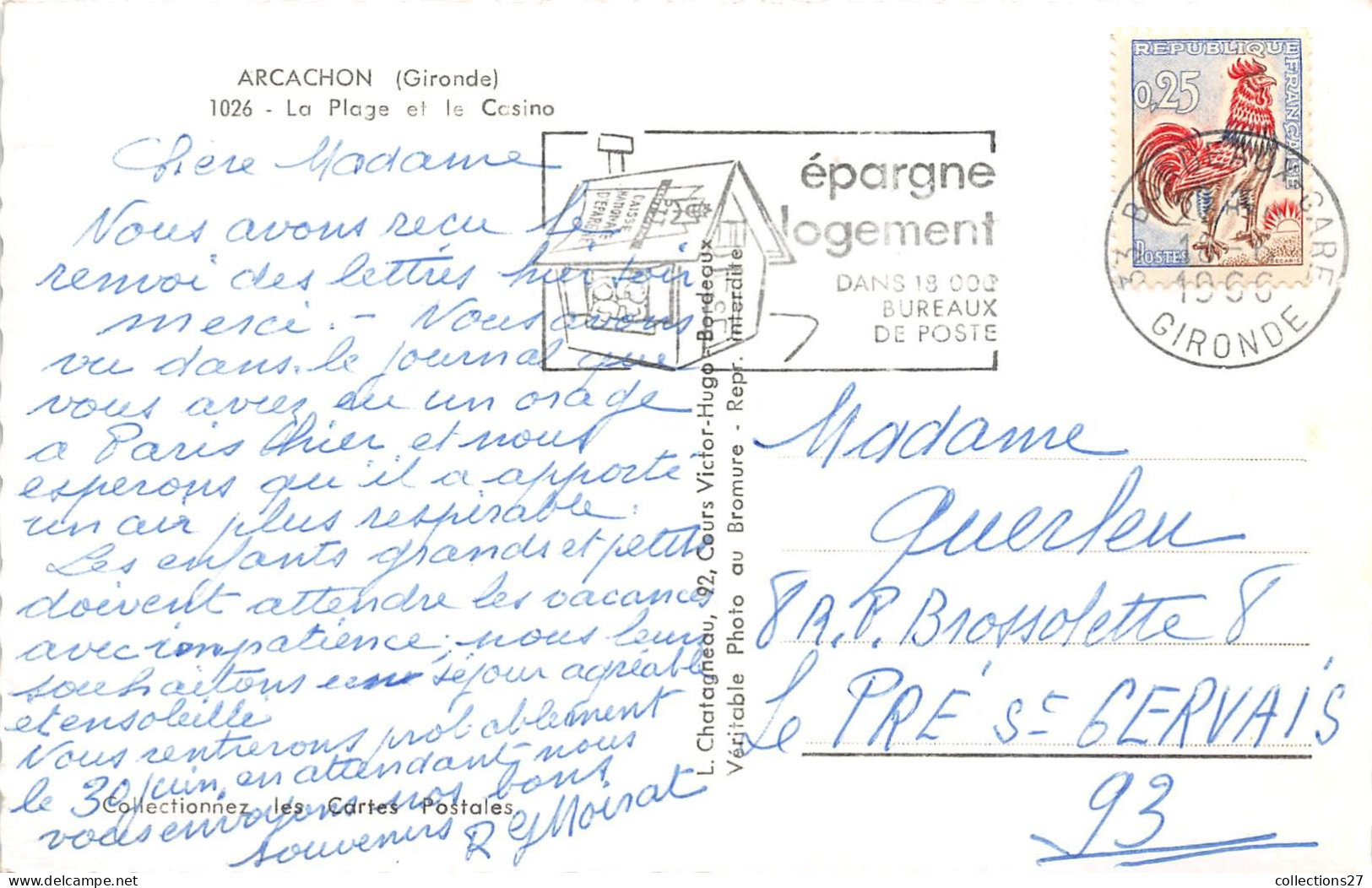 ARCACHON-LOT DE 650 CARTES POSTALES-QUELQUES EXEMPLES