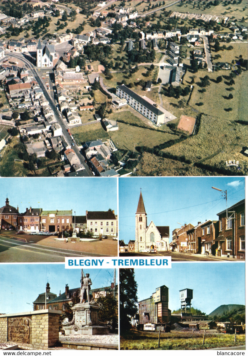 BLEGNY TREMBLEUR Réunion De 2 Cartes Postales - Blégny