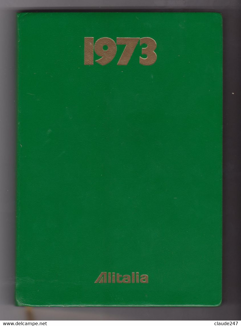 ALITALIA - ATI 1973 Agenda Nuova Nazareno Gabrielli - Giveaways