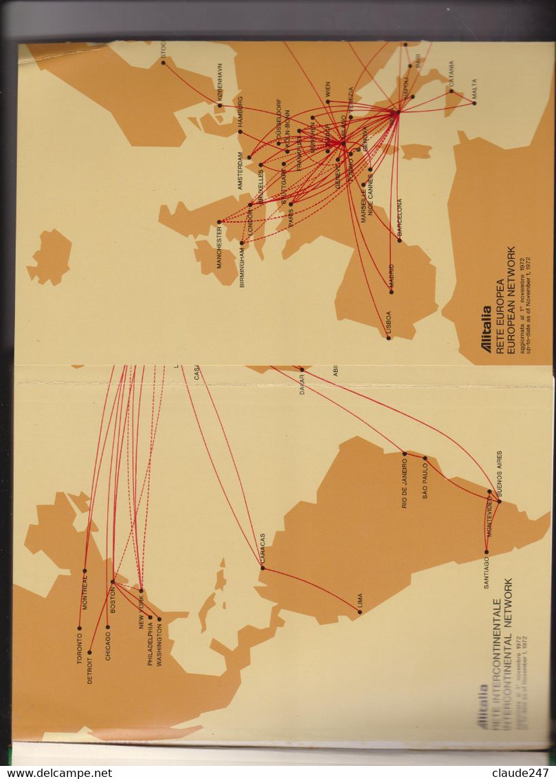 ALITALIA - ATI 1973 Agenda Nuova Nazareno Gabrielli - Reclamegeschenk