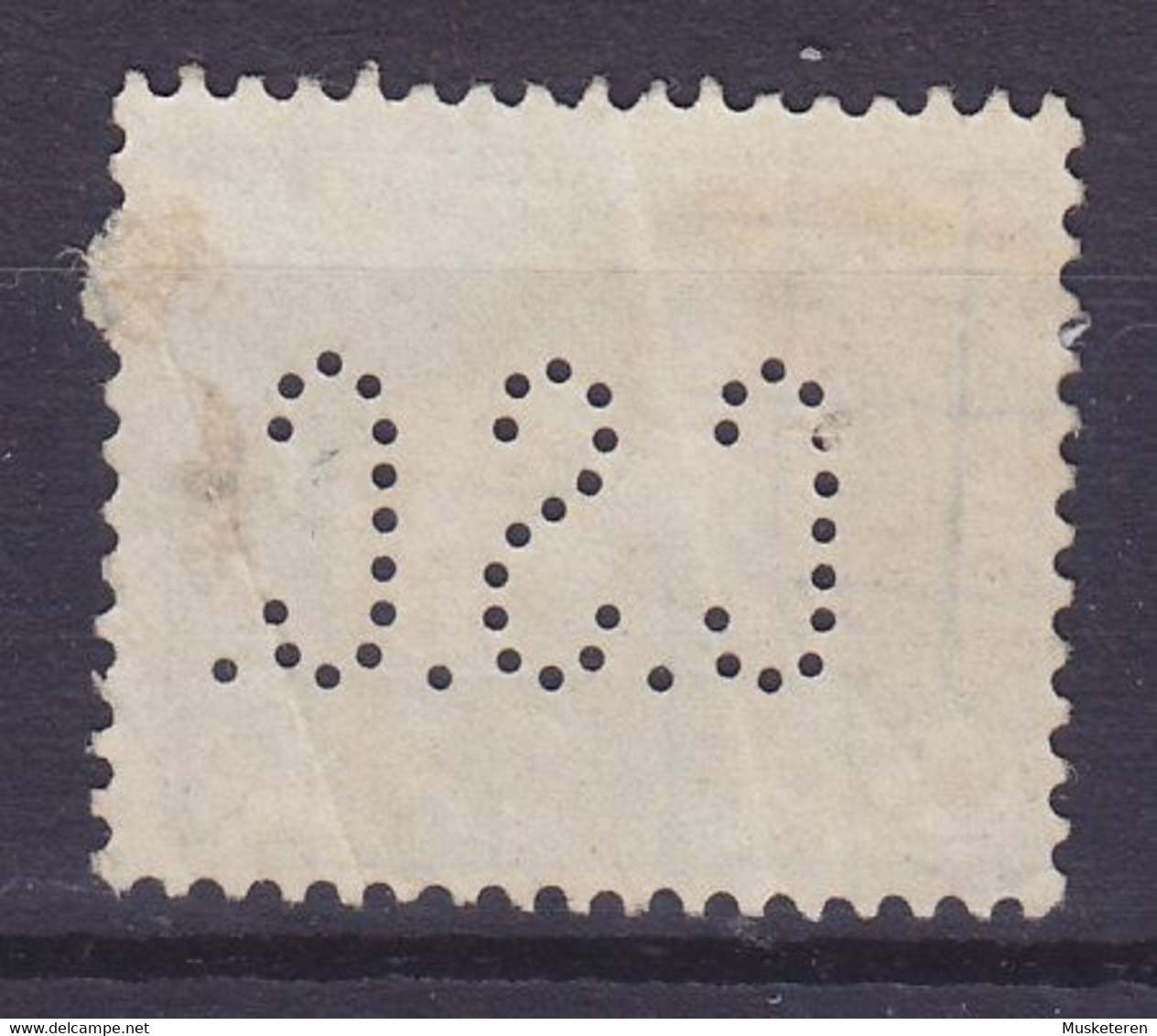 Belgium Perfin Perforé Lochung 'C.S.C.' Mi. 72, 20c. Leopold II. Stamp ANVERS Cancel (2 Scans) - 1909-34