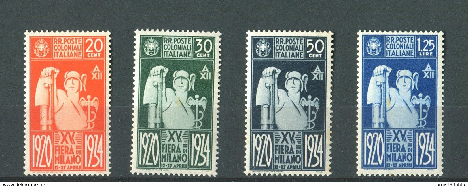 EMISSIONI GENERALI 1934 15° FIERA DI MILANO ** MNH - Amtliche Ausgaben