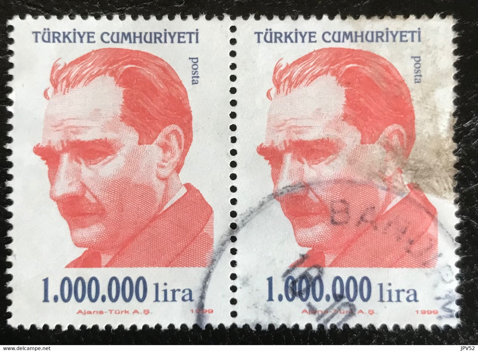 Türkiye Cumhuriyeti - Turkije - C11/20 - (°)used - 1999 - Michel 3200 - Kemal Mustafa Atatürk - Oblitérés