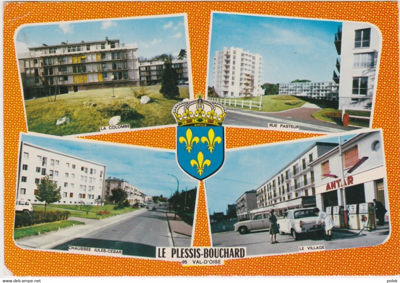 Ci - CPM LE PLESSIS BOUCHARD - La Colombe, Rue Pasteur, Chaussée Jules César, Le Village - Le Plessis Bouchard