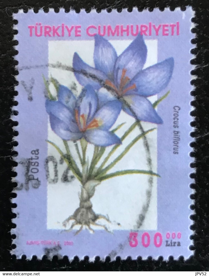 Türkiye Cumhuriyeti - Turkije - C11/21 - (°)used - 2000 - Michel 3246 - Bloemen - Gebraucht