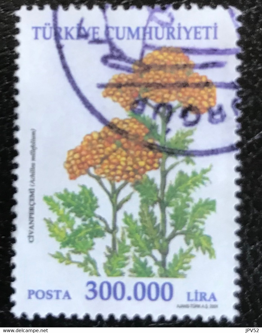 Türkiye Cumhuriyeti - Turkije - C11/21 - (°)used - 2001 - Michel 3273 - Heilzame Planten - Usati