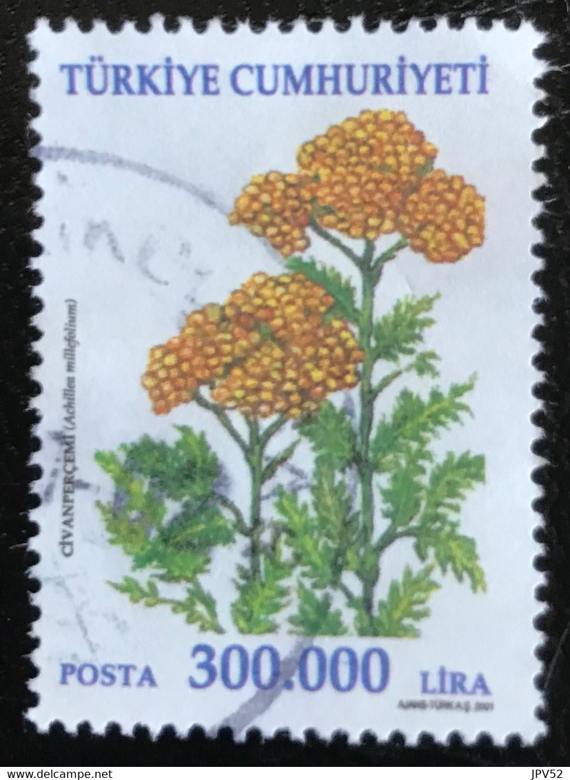 Türkiye Cumhuriyeti - Turkije - C11/21 - (°)used - 2001 - Michel 3273 - Heilzame Planten - Usati