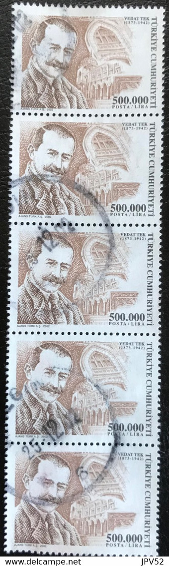 Türkiye Cumhuriyeti - Turkije - C11/21 - (°)used - 2002 - Michel 3306 - Persoonlijkheden - Oblitérés