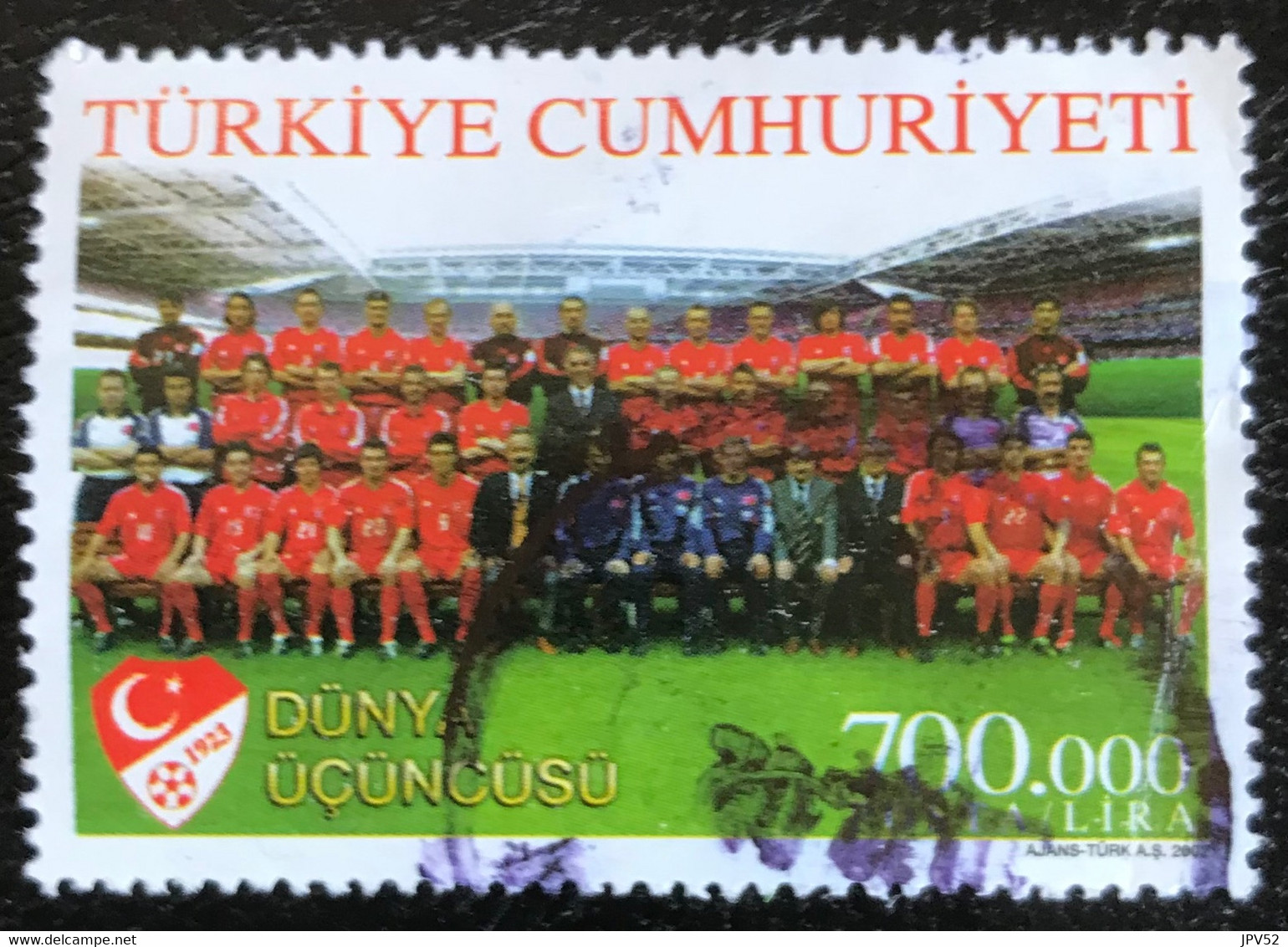 Türkiye Cumhuriyeti - Turkije - C11/21 - (°)used - 2002 - Michel 3318 - WK Voetbal - Gebruikt