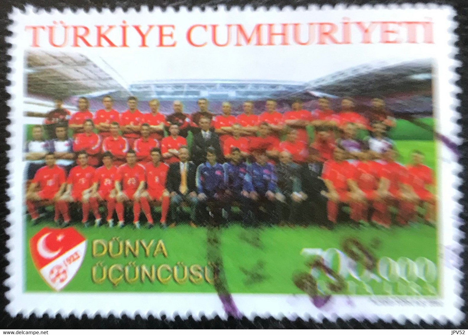 Türkiye Cumhuriyeti - Turkije - C11/21 - (°)used - 2002 - Michel 3318 - WK Voetbal - Used Stamps