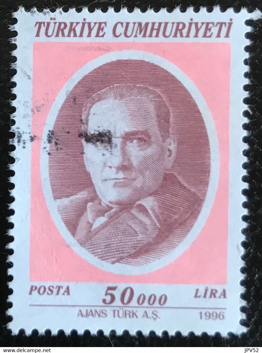 Türkiye Cumhuriyeti - Turkije - C11/21 - (°)used - 1996 - Michel 3076 - Kemal Atatürk - Oblitérés