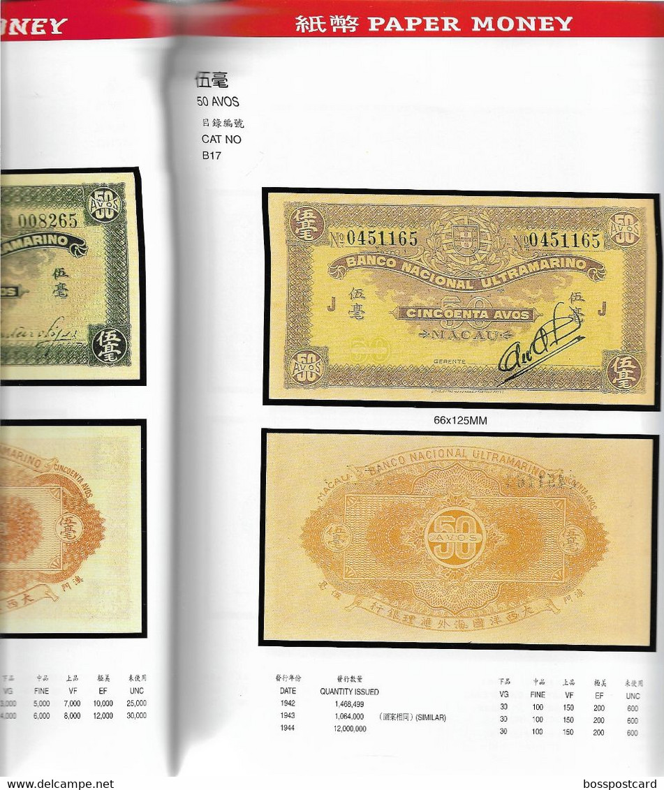 Macau - Illustrated Catalogue Of Macau Currency, 1999 Numismatics Notaphilia Numismática Notafilia Macao Portugal China - Altri & Non Classificati