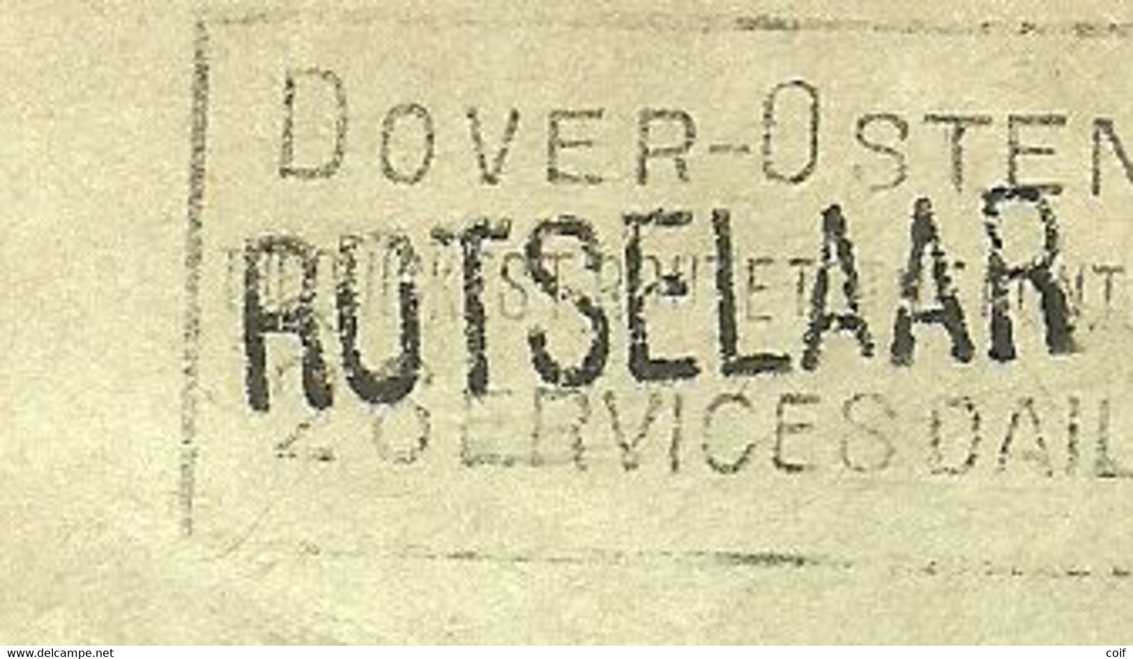 768 Op Brief Stempel LEUVEN Met Naamstempel (griffe D'origine) ROTSELAAR - 1948 Export
