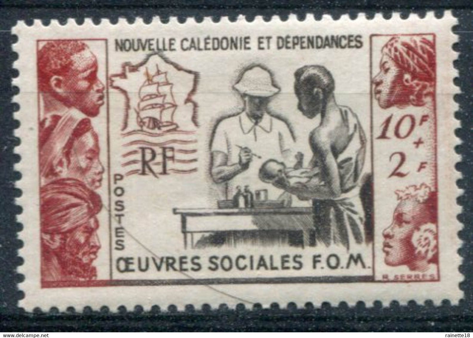 Nouvelle Calédonie      278 * - Unused Stamps