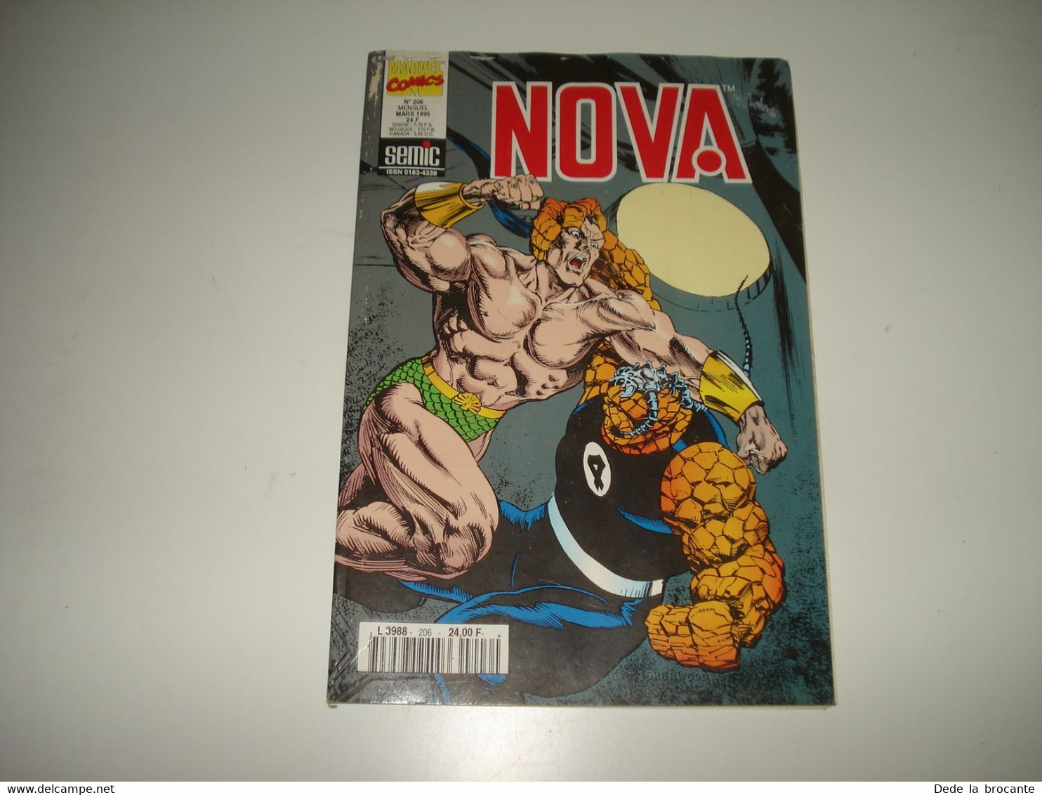 C22 / Marvel Comics  NOVA  N° 206  SEMIC éditions - Mars  1995 + Enveloppe Semic - Nova