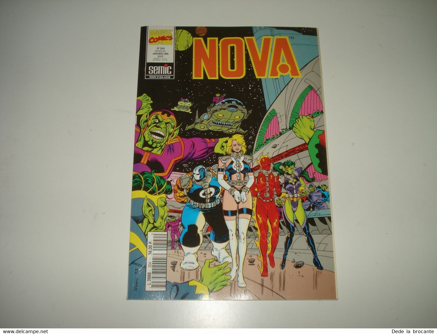 C22 / Marvel Comics  NOVA  N° 204  SEMIC éditions - Janvier  1995 - Comme Neuf - Nova