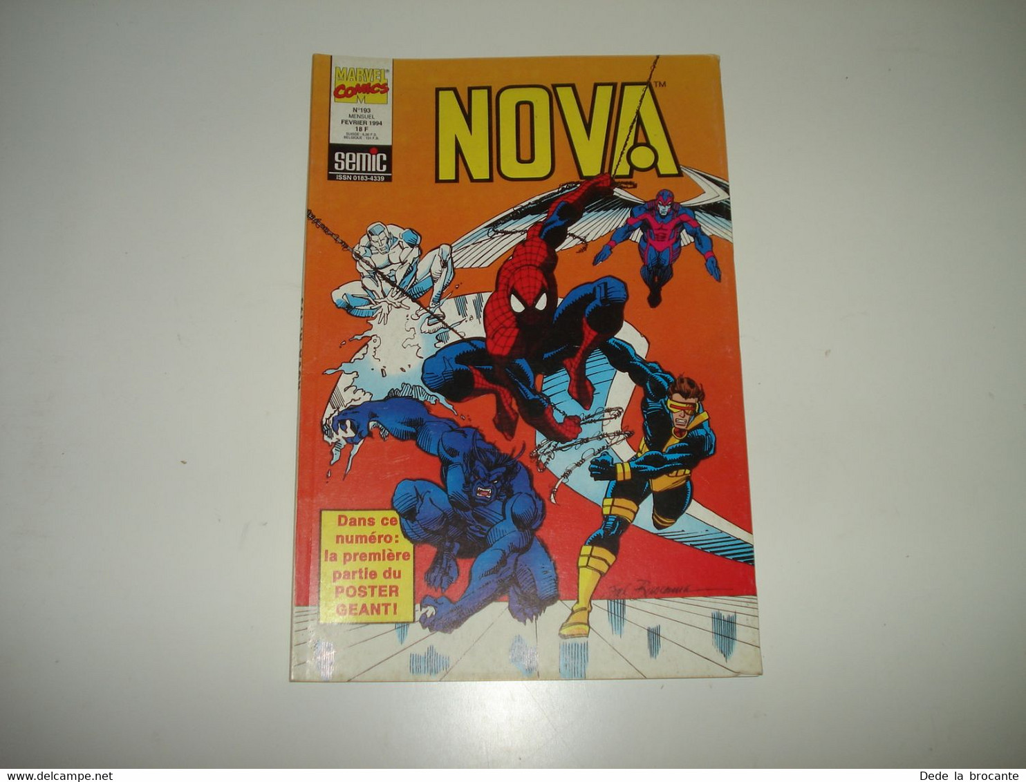 C22 / Marvel Comics  NOVA  N° 193  SEMIC éditions Février  1994  - Comme Neuf + POSTER - Nova