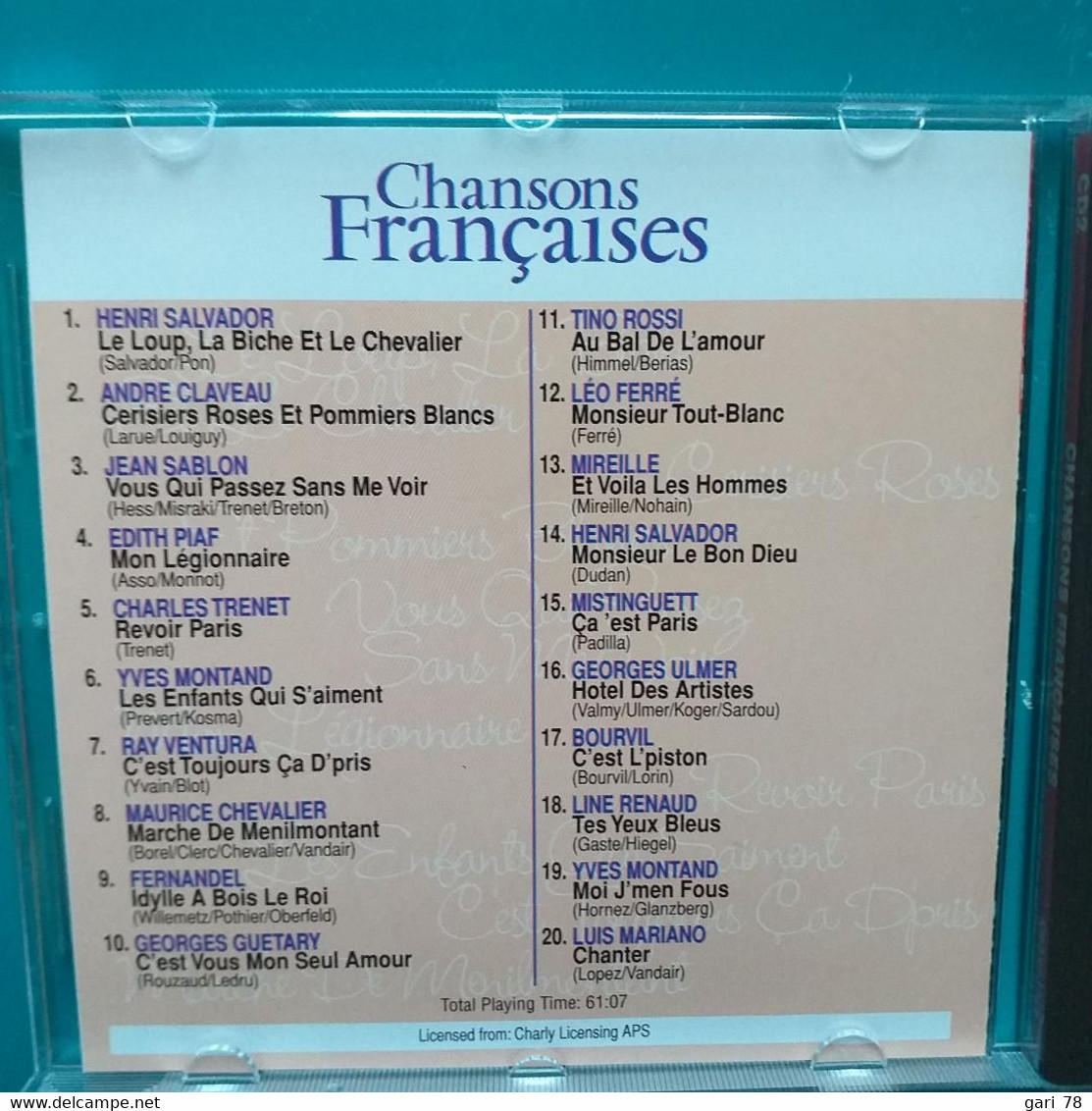 CHANSONS Françaises Numéro 2, Lot De 3 CD - Hit-Compilations
