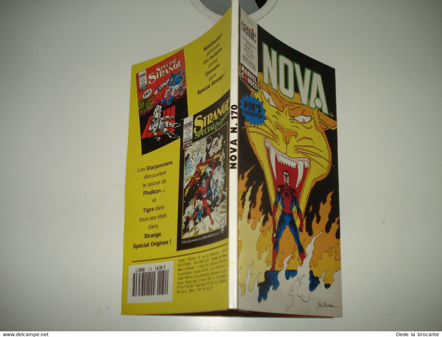 C22 / Marvel Comics  NOVA  N° 170  SEMIC éditions - Mars  1992 -  Comme Neuf - Nova