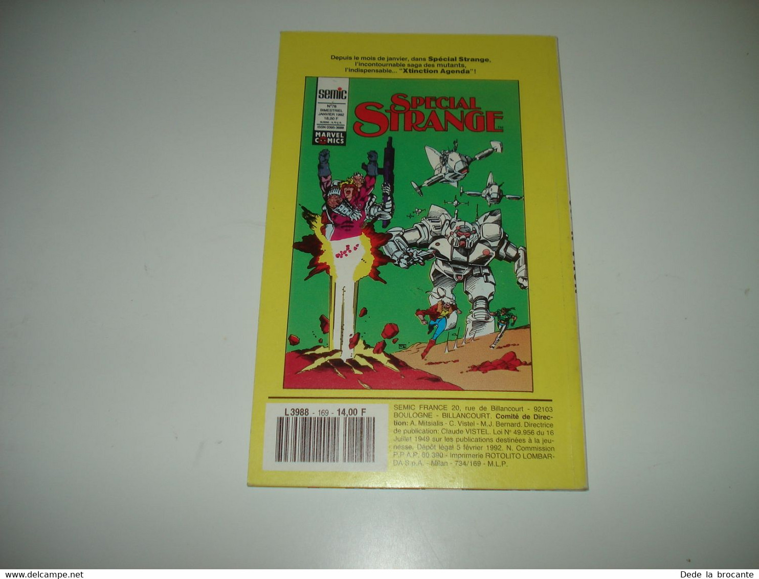 C22 / Marvel Comics  NOVA  N° 169  SEMIC éditions - Février 1992 -  Comme Neuf - Nova