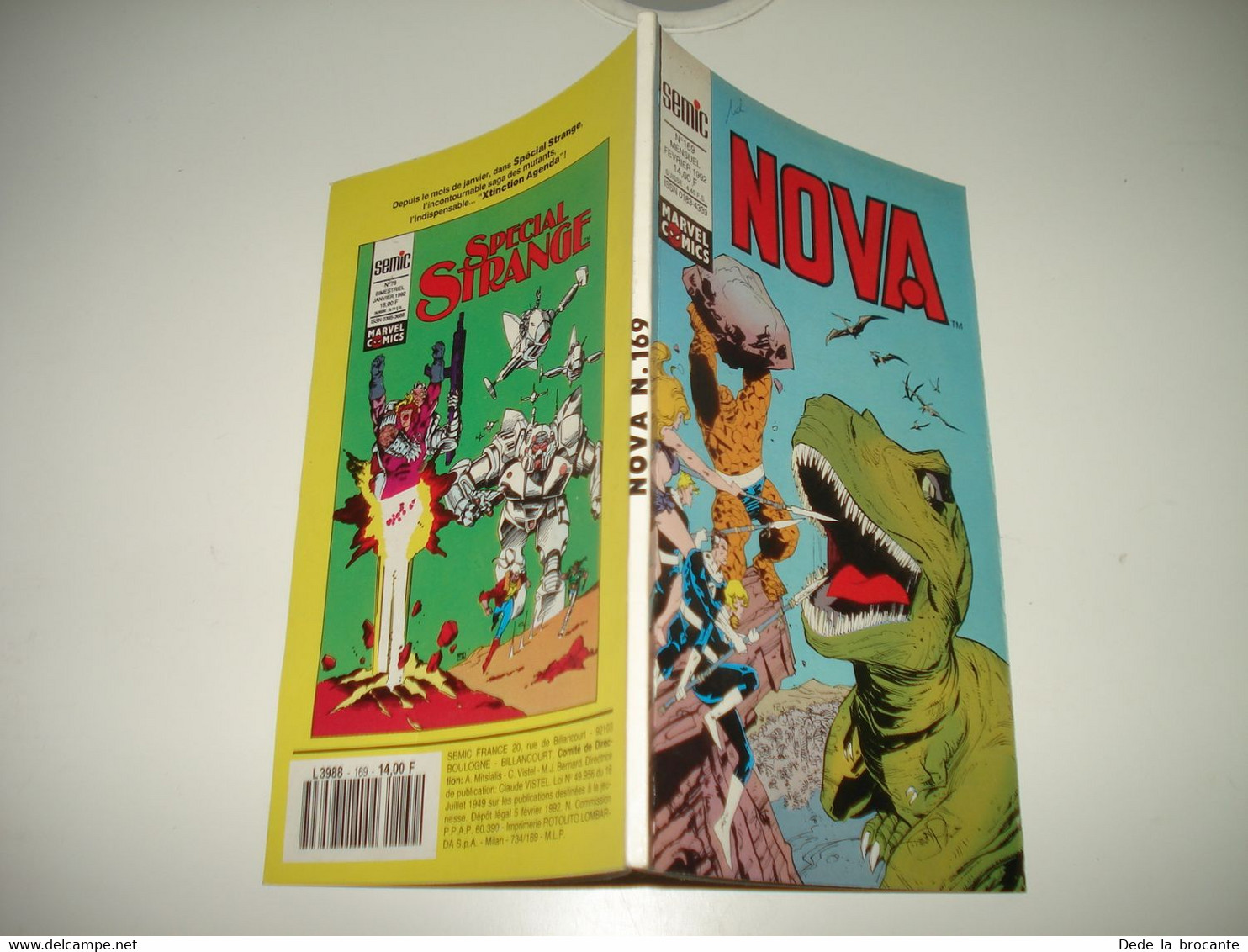 C22 / Marvel Comics  NOVA  N° 169  SEMIC éditions - Février 1992 -  Comme Neuf - Nova