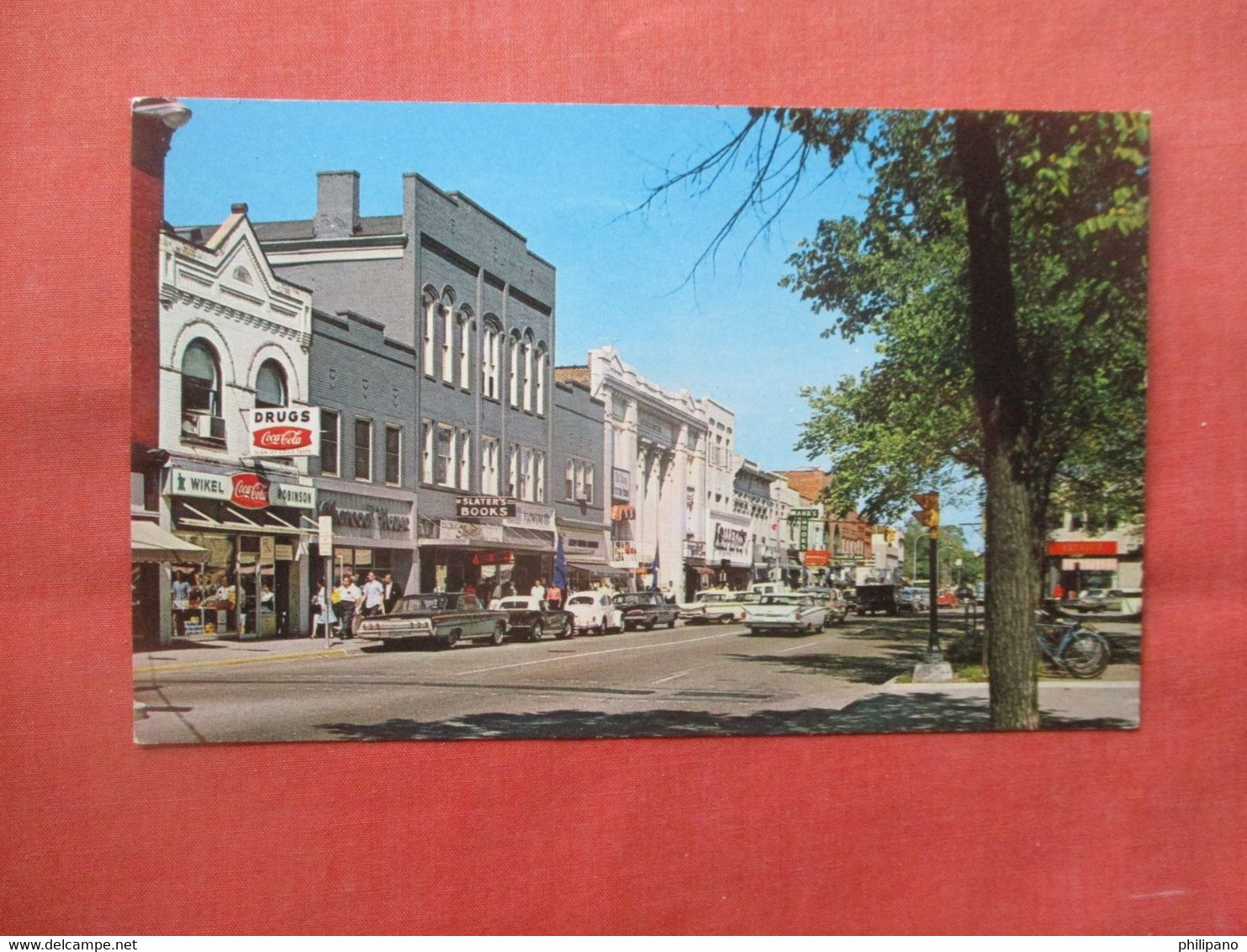 Drug Store With Coca Cola  Sign. State Street.   Ann Arbor  Michigan > Ann Arbor    Ref 5732 - Ann Arbor