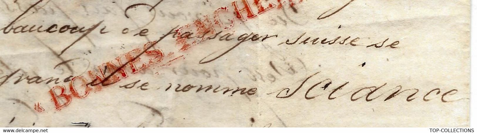 LE HAVRE 1830 Sign.  => Angers (Maine Et Loire) NAVIGATION Voyage En Bateau « Le Sciance » Navire Américain  VOIR TEXTE - Altri & Non Classificati