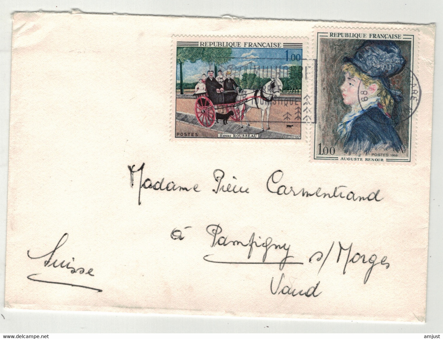 France // 1960-1969 // Lettre Pour La Suisse 1965 - Covers & Documents