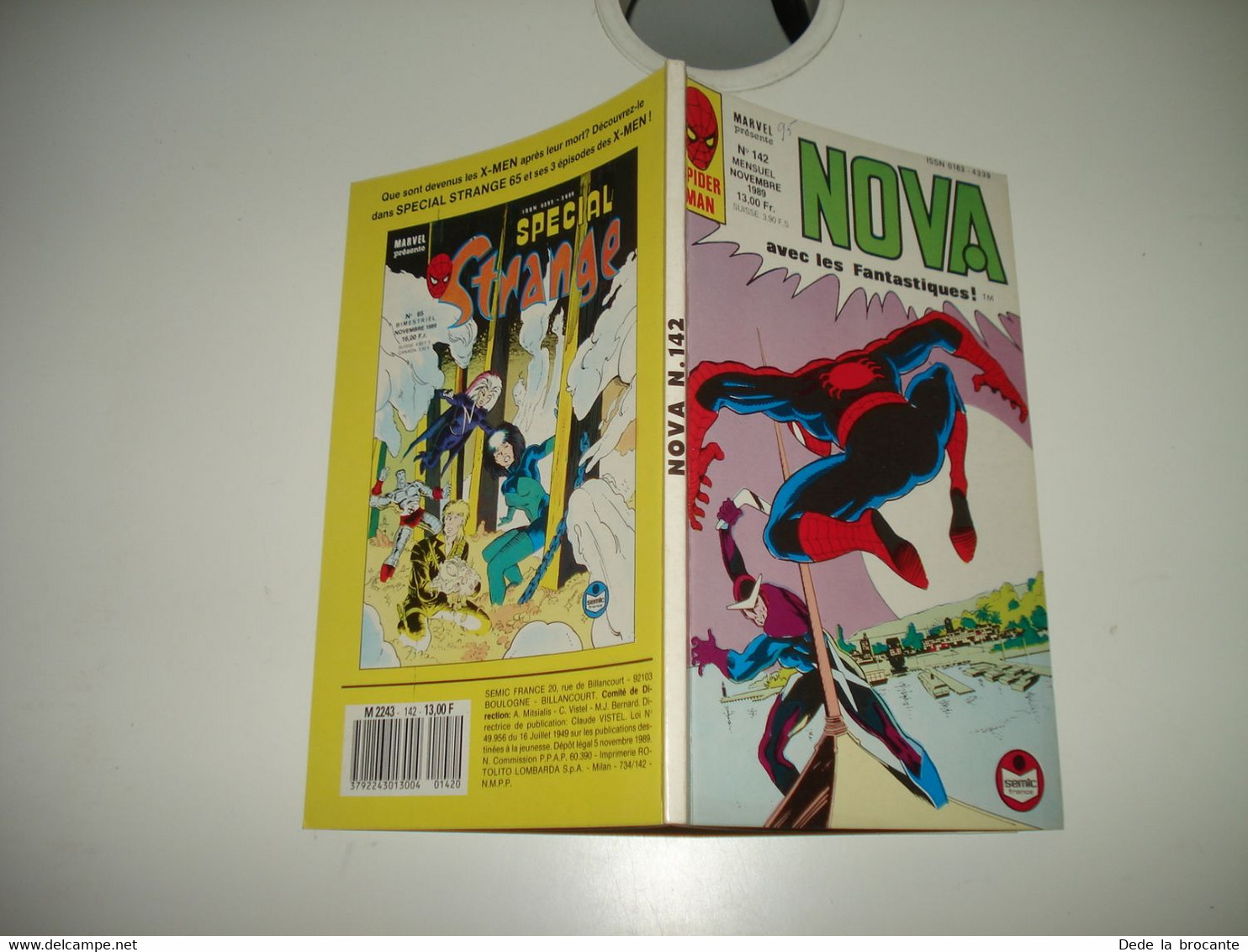 C22 / Marvel Présente  NOVA  N° 142  SEMIC éditions - Novembre  1989  -  Comme Neuf - Nova