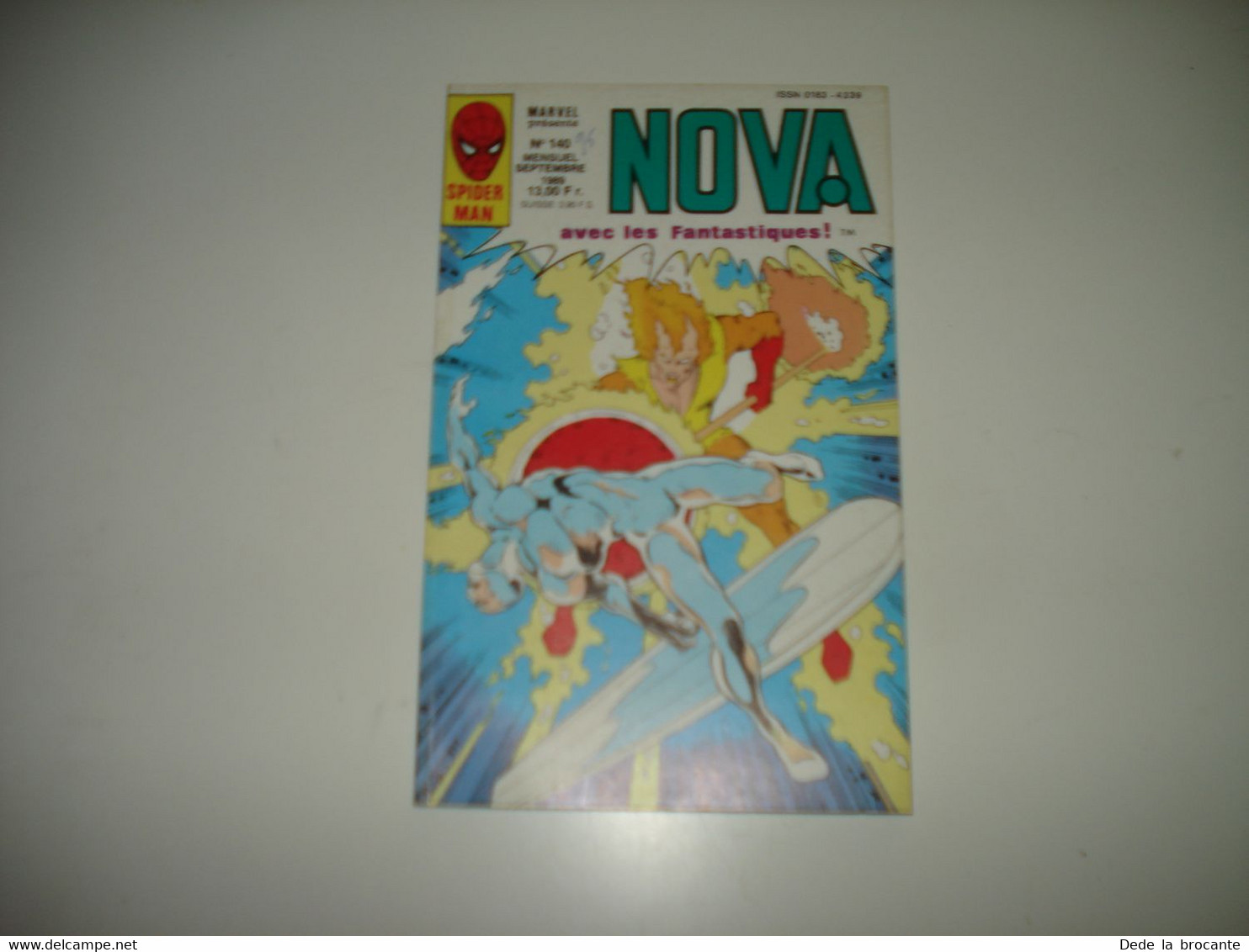 C22 / Spider Man Marvel Présente  NOVA  N° 140  SEMIC  - Septembre  1989 - Comme Neuf - Nova