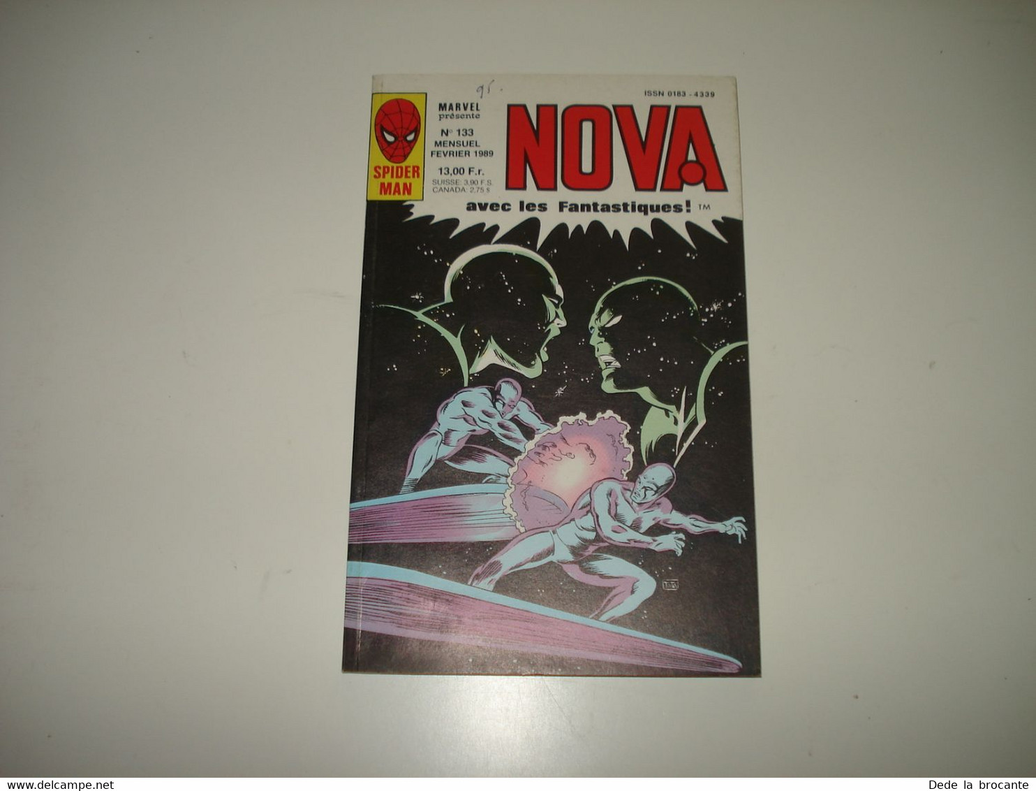 C22 / Spider Man Marvel Présente  NOVA  N° 133  SEMIC  Février  1989  Comme Neuf - Nova
