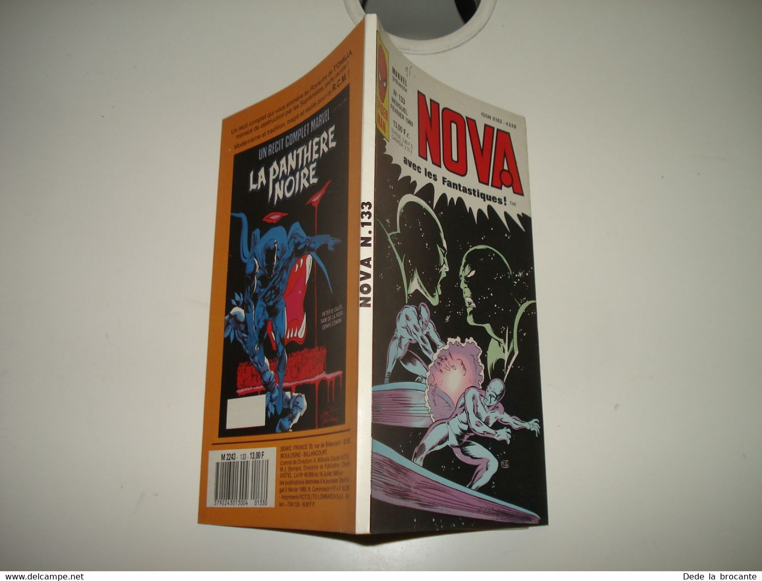 C22 / Spider Man Marvel Présente  NOVA  N° 133  SEMIC  Février  1989  Comme Neuf - Nova