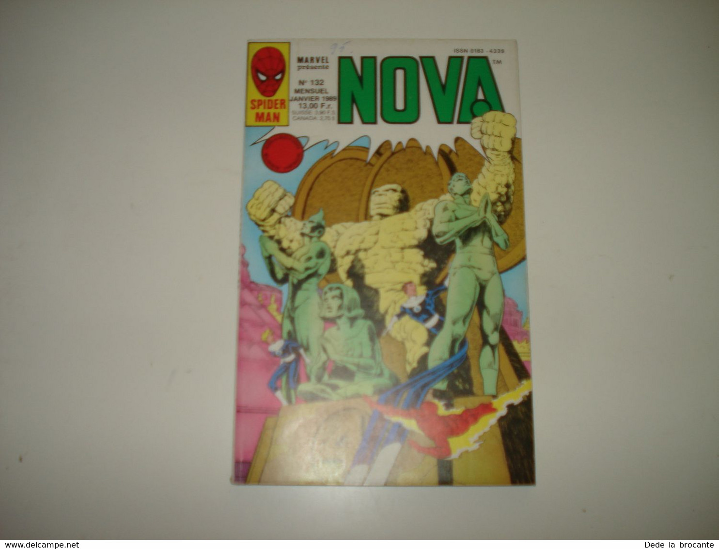 C22 / Spider Man Marvel Présente  NOVA  N° 132  SEMIC  Janvier  1989 Comme Neuf - Nova