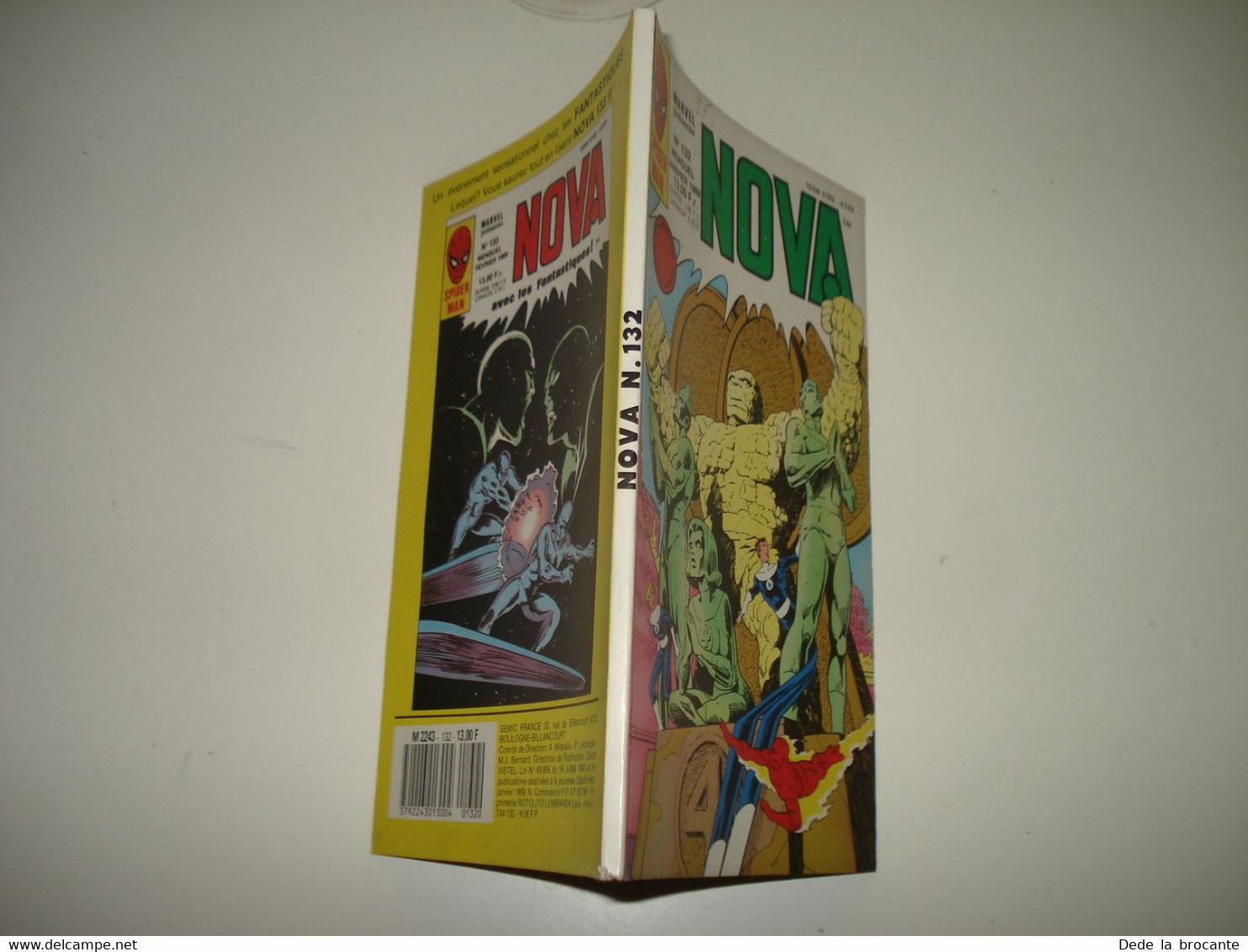 C22 / Spider Man Marvel Présente  NOVA  N° 132  SEMIC  Janvier  1989 Comme Neuf - Nova