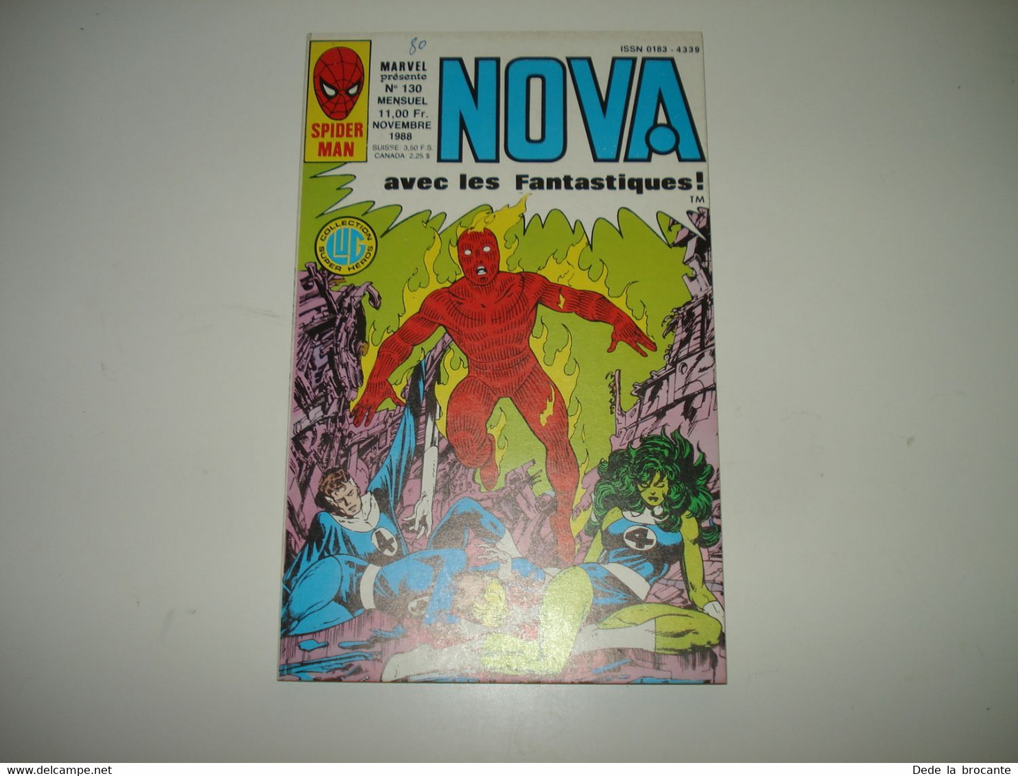 C22 / Spider Man Marvel Présente  NOVA  N° 130  LUG  De 1988  Comme Neuf - Nova