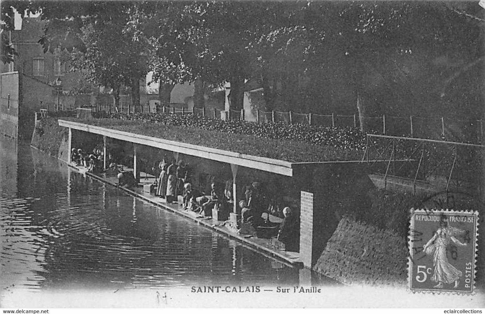 Saint Calais            72     . Lavoir  Sur L'Anille          (voir Scan) - Saint Calais