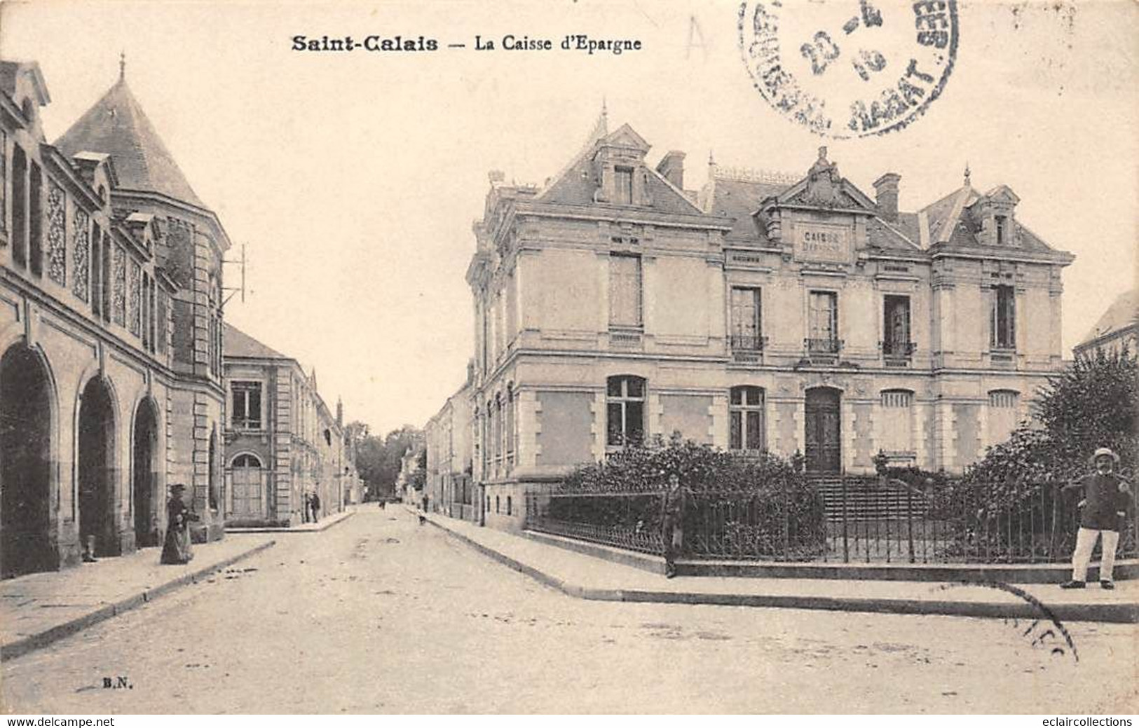 Saint Calais            72     .  La Caisse D'"Epargne           (voir Scan) - Saint Calais