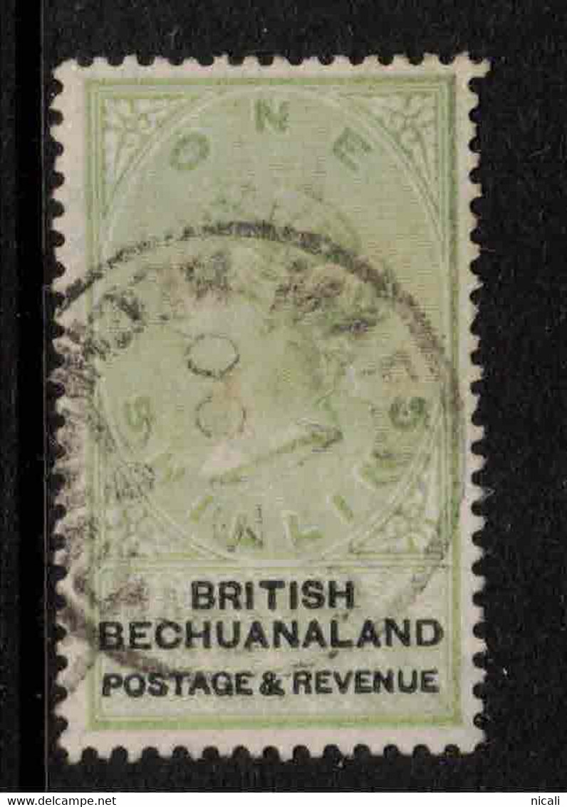 BECHUANALAND 1888 1/- Green And Black SG 15 U #BVL19 - 1885-1895 Colonia Británica